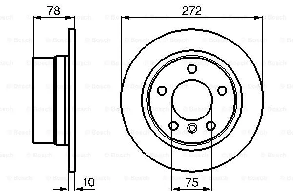 Brake Disc (0 986 478 641)