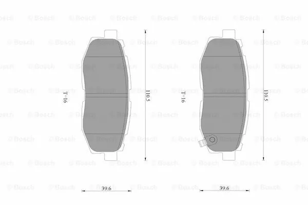 Brake Pad Set, disc brake (0 986 AB3 532)