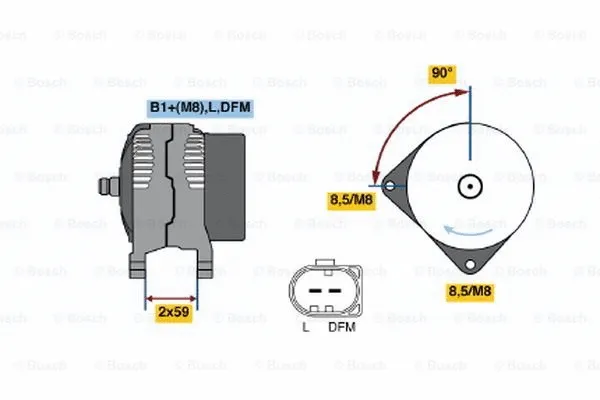 Alternator (0 124 325 032)