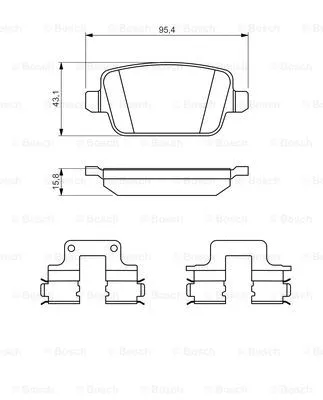 Brake Pad Set, disc brake