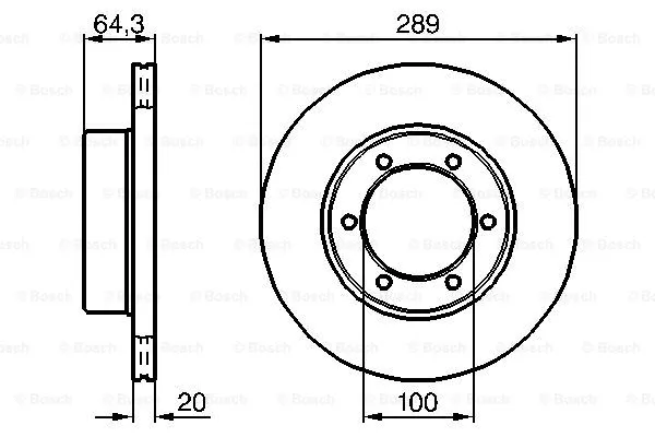 Brake Disc (0 986 478 453)