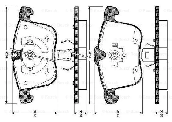 Brake Pad Set, disc brake (0 986 TB2 867)