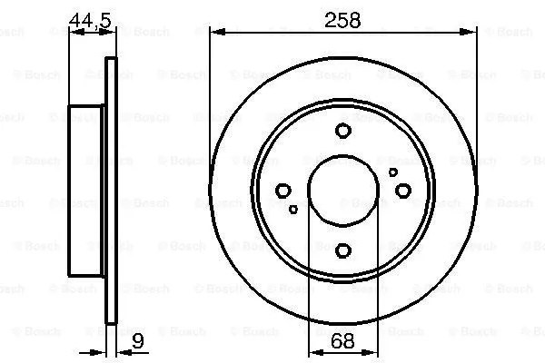 Brake Disc (0 986 478 284)