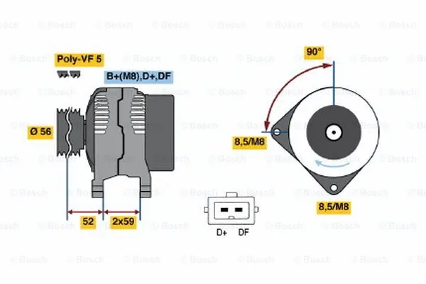 Alternator (0 123 325 006)