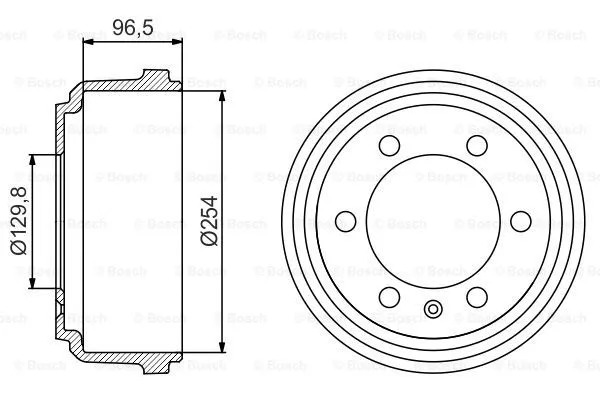 Brake Drum (0 986 477 218)