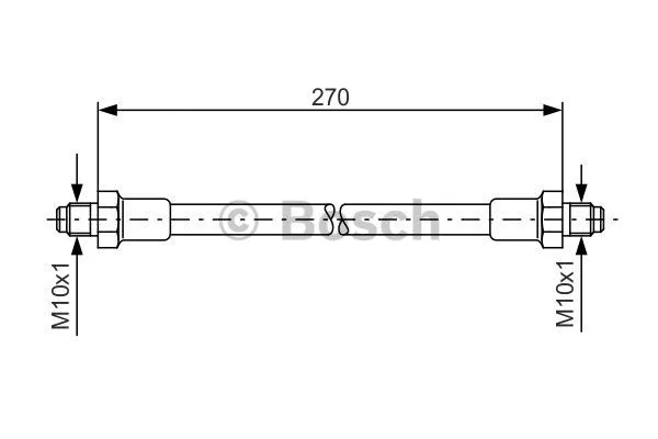 Brake Hose (1 987 476 389)