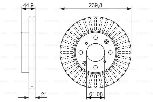 Brake Disc (0 986 479 832)