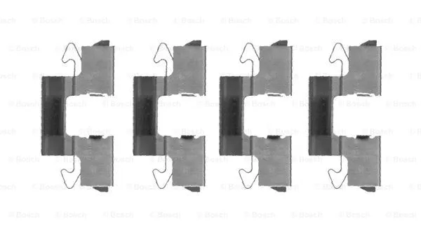 Accessory Kit, disc brake pad (1 987 474 705)