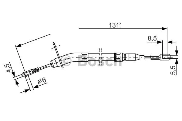 Cable Pull, parking brake