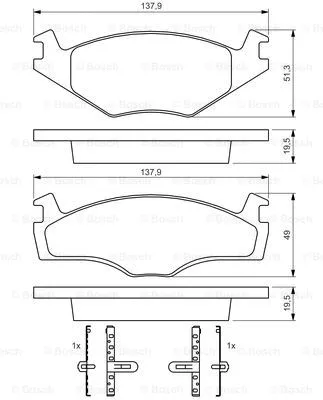 Brake Pad Set, disc brake