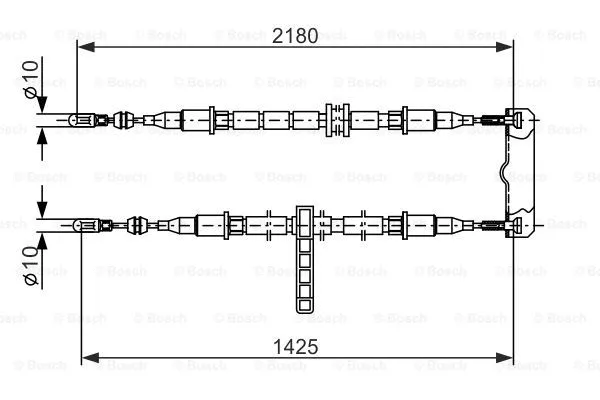 Cable Pull, parking brake (1 987 477 895)