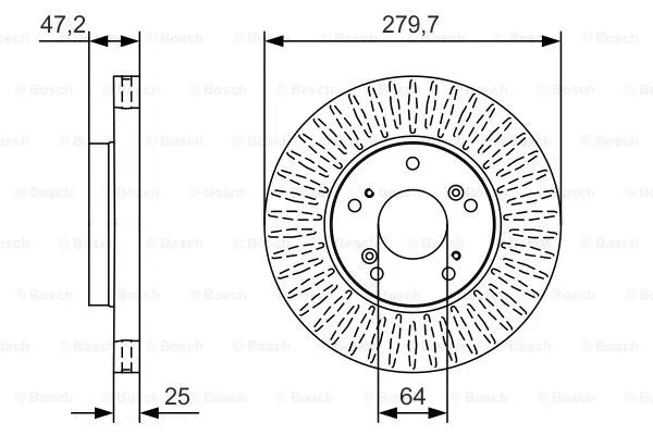 Brake Disc (0 986 479 B01)