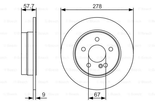 Brake Disc (0 986 479 S96)