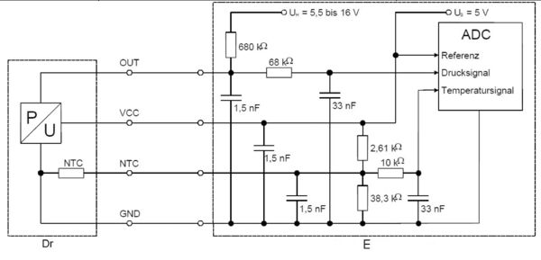 Sensor, boost pressure