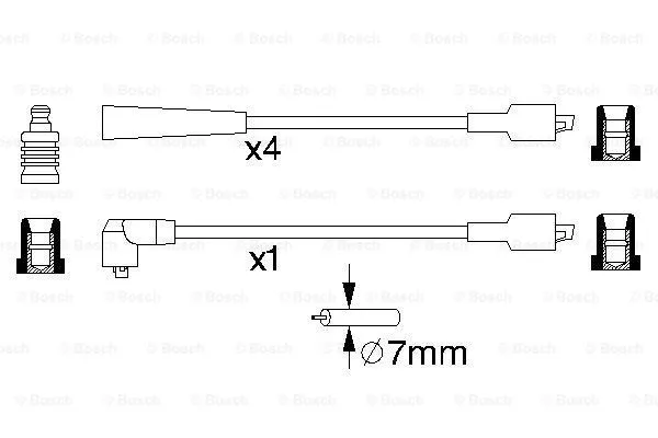 Ignition Cable Kit (0 986 356 736)
