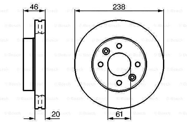 Brake Disc (0 986 478 275)
