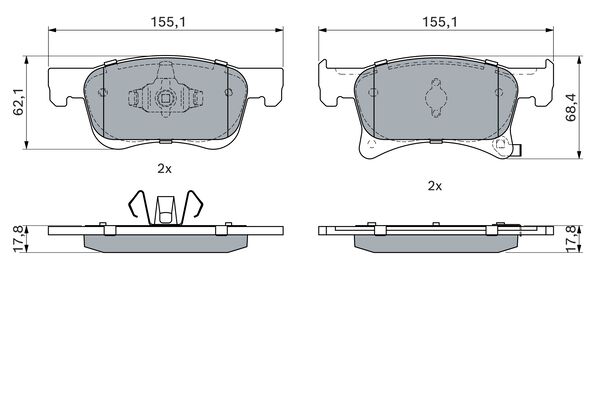 Brake Pad Set, disc brake