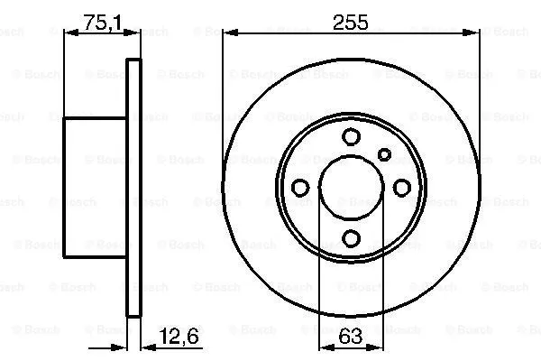 Brake Disc (0 986 478 032)
