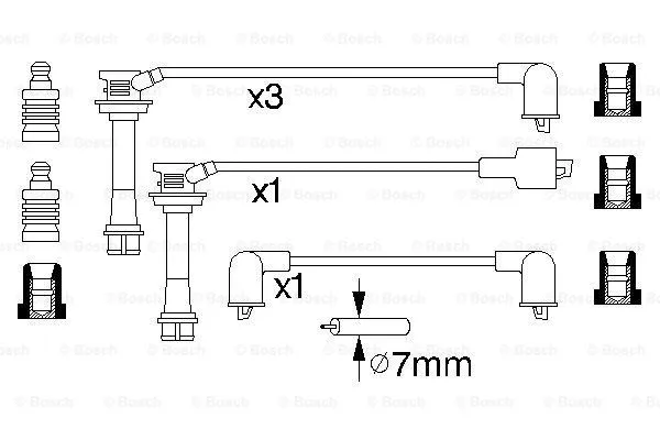 Ignition Cable Kit (0 986 356 946)