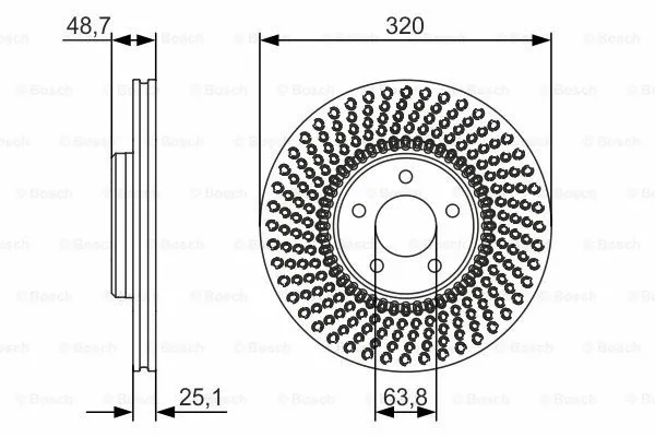 Brake Disc (0 986 479 680)