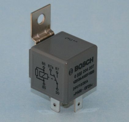 Relay, main current