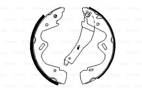 Brake Shoe Set (0 986 487 700)
