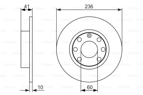 Brake Disc (0 986 479 829)
