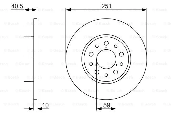 Brake Disc (0 986 479 A37)