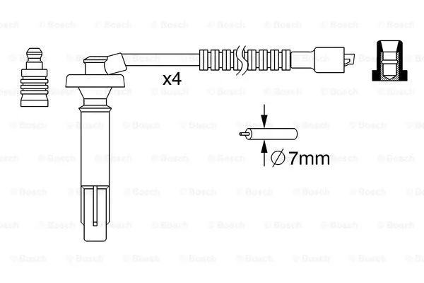 Ignition Cable Kit (0 986 357 262)