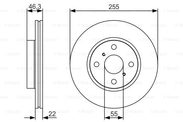 Brake Disc (0 986 479 R88)