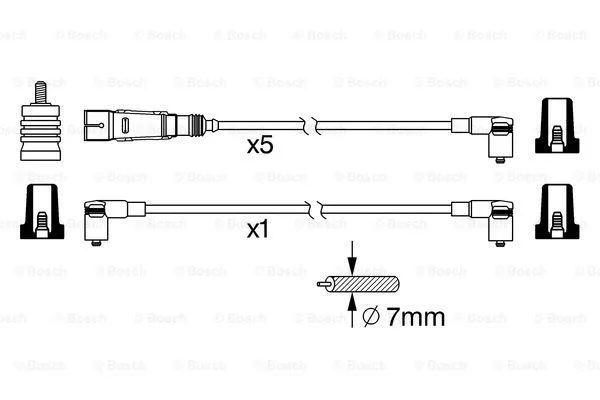 Ignition Cable Kit (0 986 356 340)