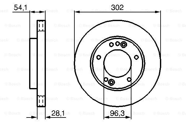 Brake Disc (0 986 479 230)