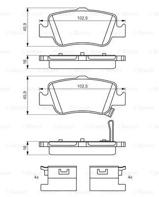 Brake Pad Set, disc brake