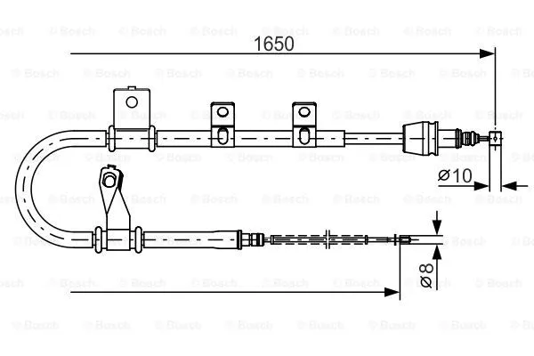 Cable Pull, parking brake (1 987 482 210)