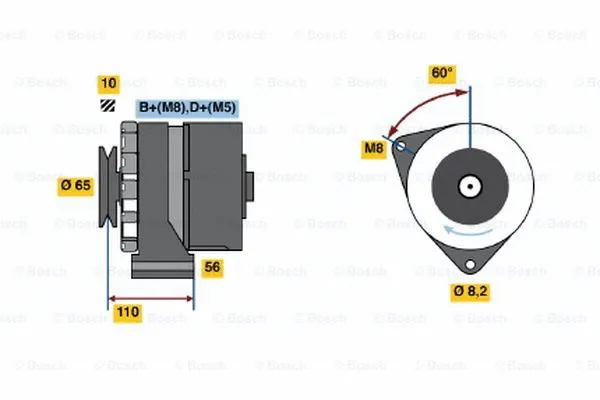 Alternator (0 120 489 363)