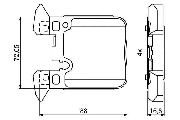 Brake Pad Set, disc brake