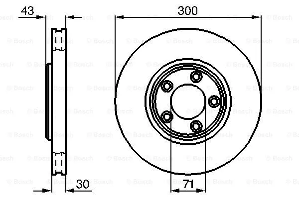 Brake Disc (0 986 478 778)