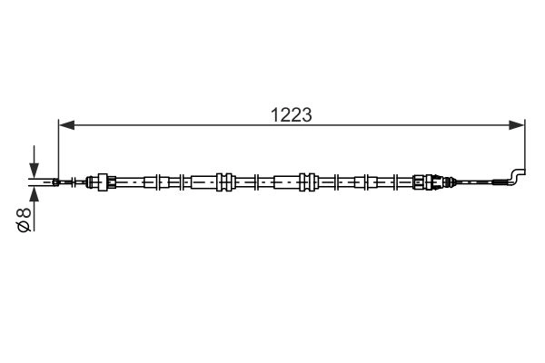 Cable Pull, parking brake