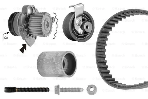 Water Pump & Timing Belt Kit (1 987 946 419)