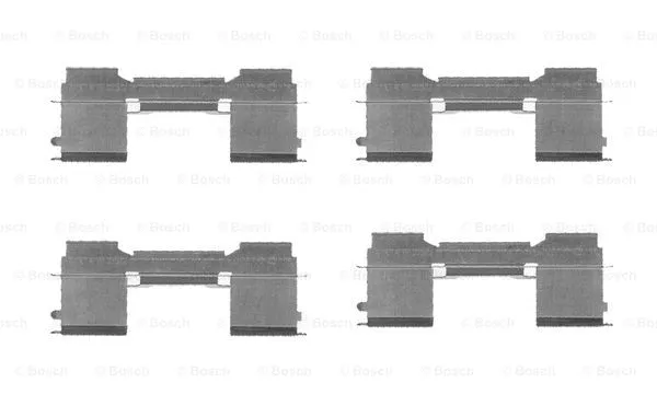 Accessory Kit, disc brake pad (1 987 474 711)