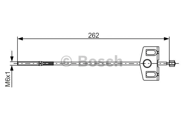 Cable Pull, parking brake (1 987 482 337)
