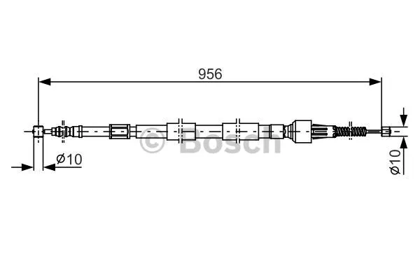 Cable Pull, parking brake (1 987 482 162)