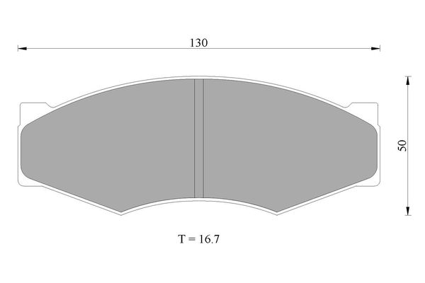 Brake Pad Set, disc brake (0 986 AB3 734)