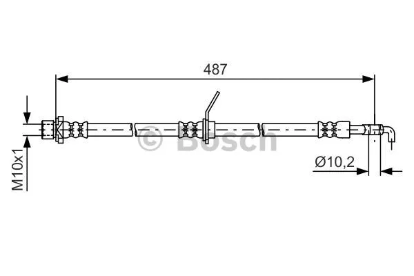 Brake Hose (1 987 481 633)
