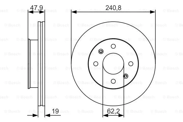 Brake Disc (0 986 479 S18)