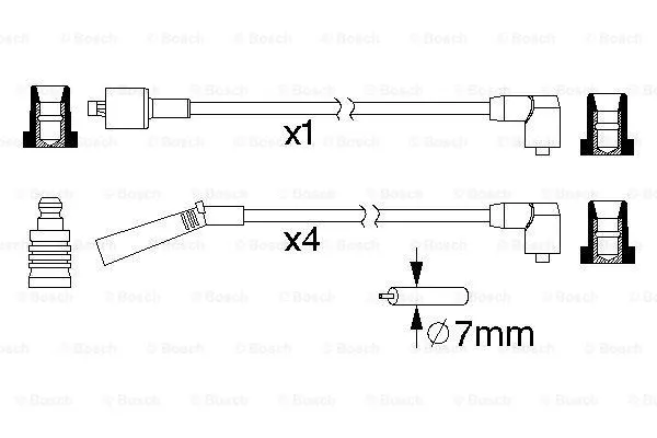 Ignition Cable Kit (0 986 357 196)