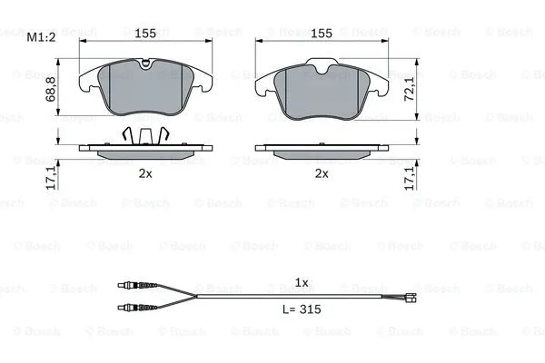 Brake Pad Set, disc brake