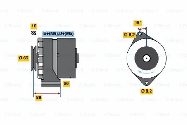 Alternator (0 986 034 660)