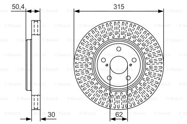 Brake Disc (0 986 479 T40)