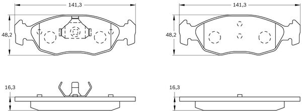 Brake Pad Set, disc brake